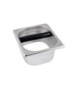 Square Knock Chute - Open Box - Stainless Steel