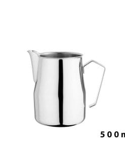 Motta Europa - 500ml (16oz) Stainless Steel (Polished) Deluxe Frothing Jug